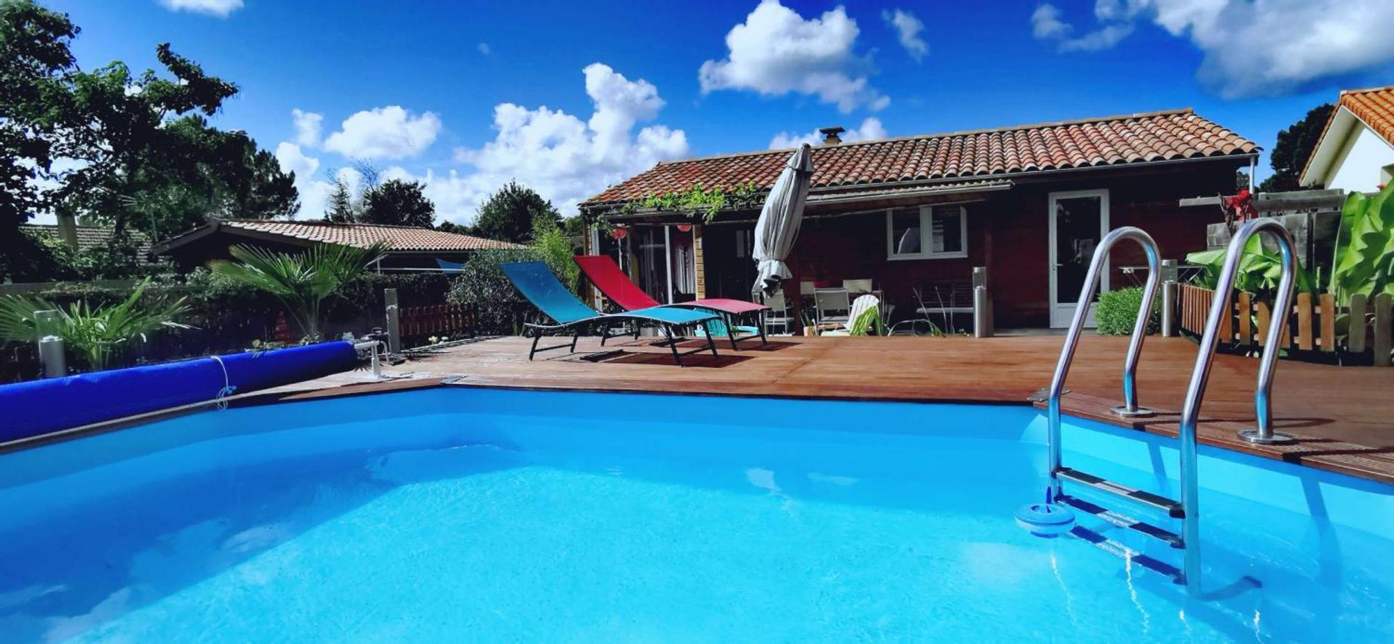 Maison & Piscine Prives,Plages Ocean Et Lac A 10 Kms Linxe 外观 照片
