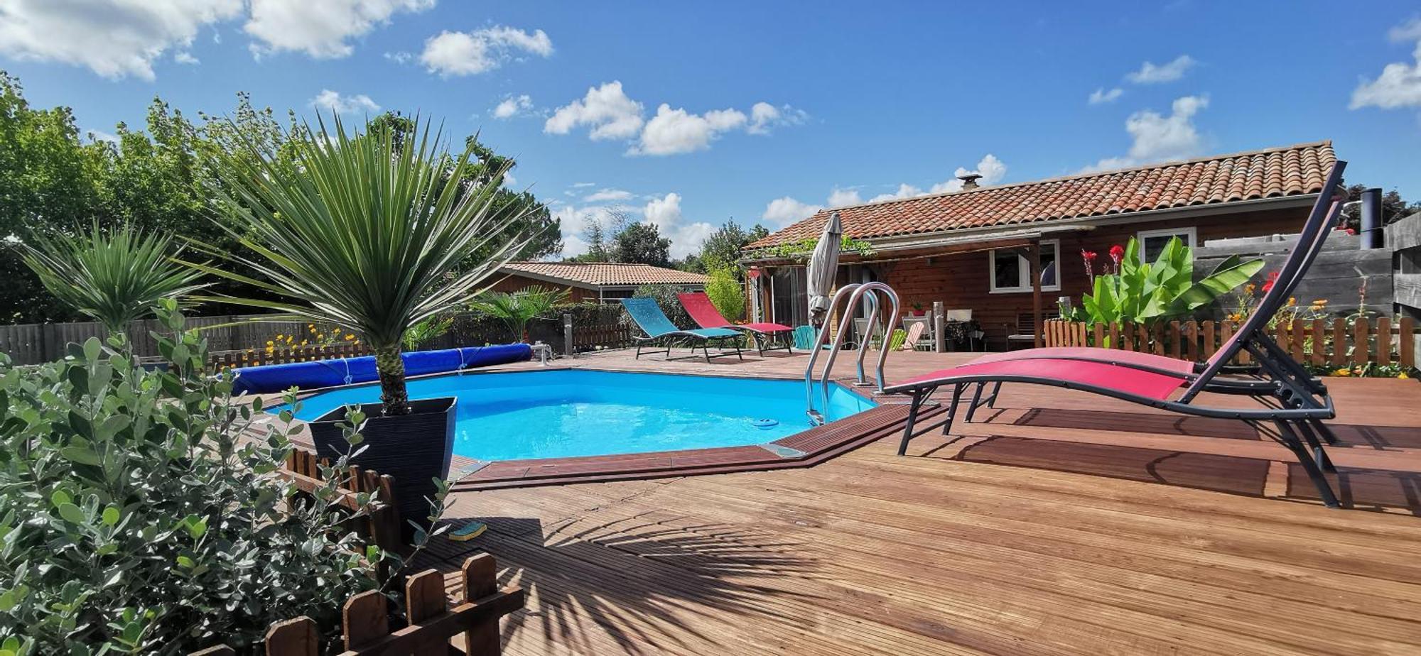 Maison & Piscine Prives,Plages Ocean Et Lac A 10 Kms Linxe 外观 照片